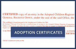 Duplicate Adoption Certificate